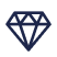 A diamond logo on a black background.