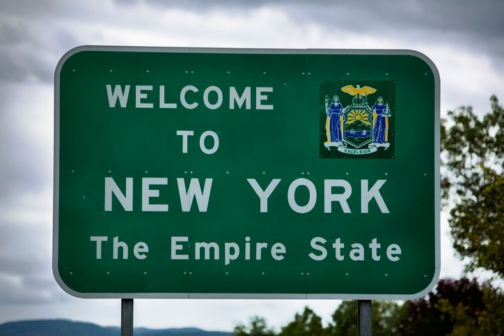 Welcome to New York Sign